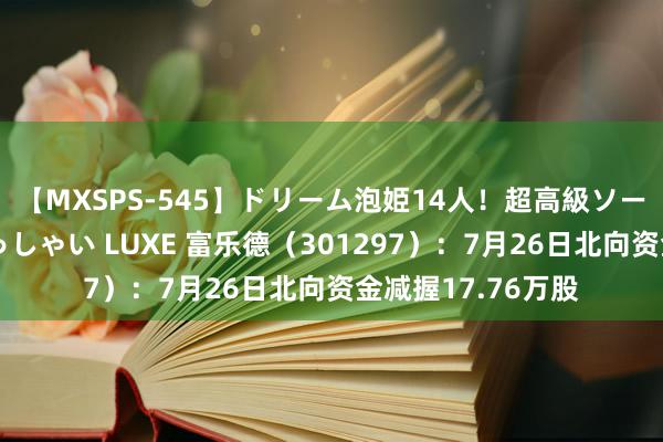 【MXSPS-545】ドリーム泡姫14人！超高級ソープランドへいらっしゃい LUXE 富乐德（301297）：7月26日北向资金减握17.76万股