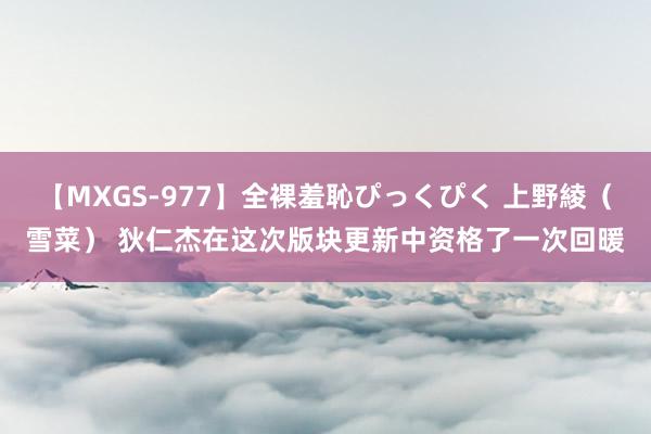 【MXGS-977】全裸羞恥ぴっくぴく 上野綾（雪菜） 狄仁杰在这次版块更新中资格了一次回暖